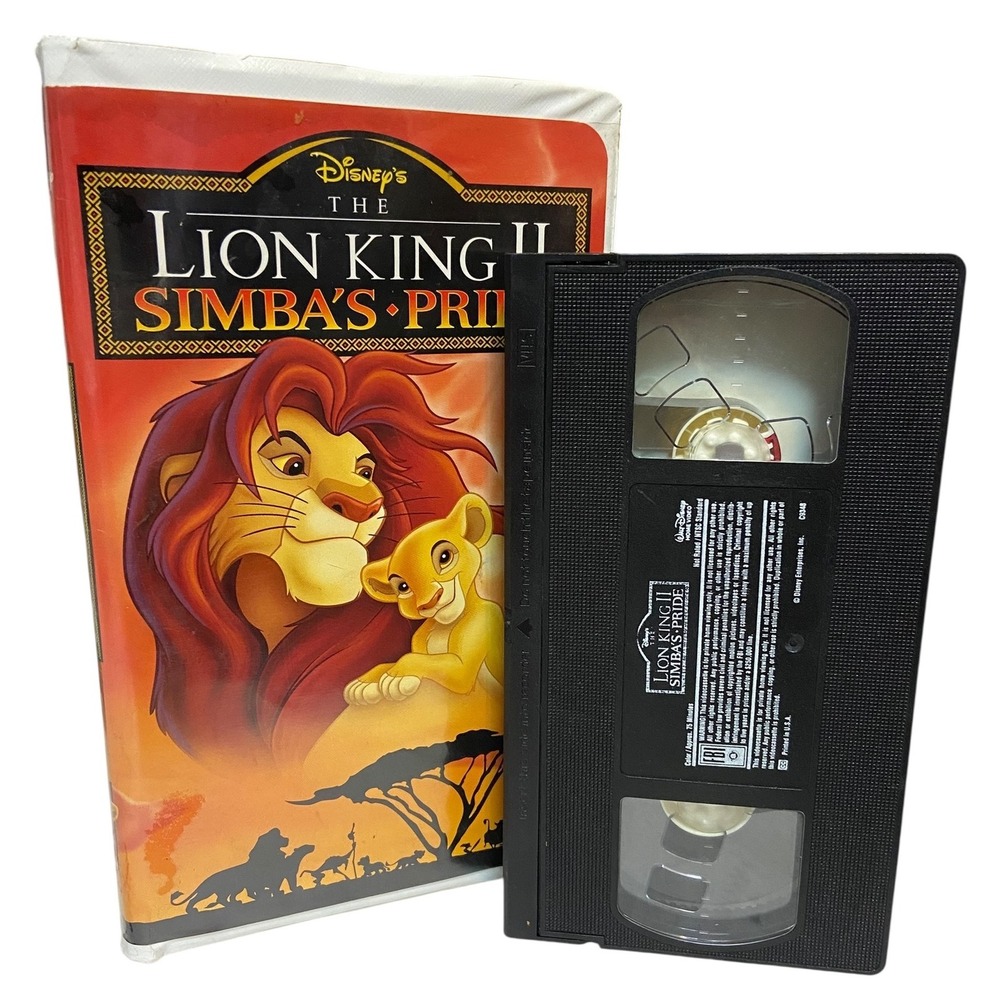 Disney The Lion King II: Simba's Pride VHS‎ Tape Classic Vintage Animated Movie